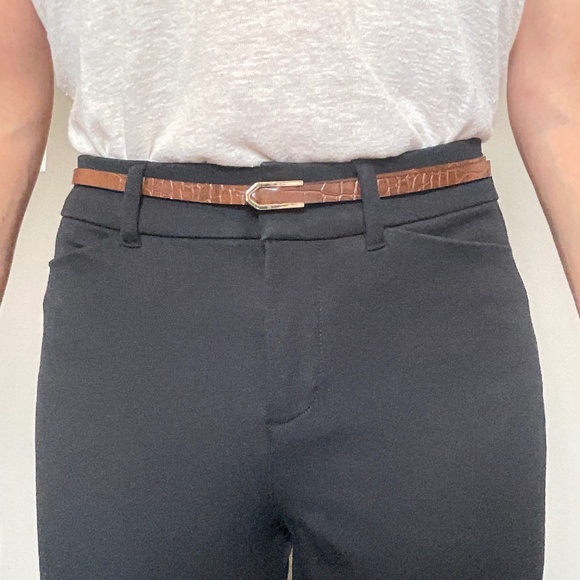 **Free with Purchase** Brown Belt Vegan Leather with Snake Skin Pattern - Picture 3 of 11